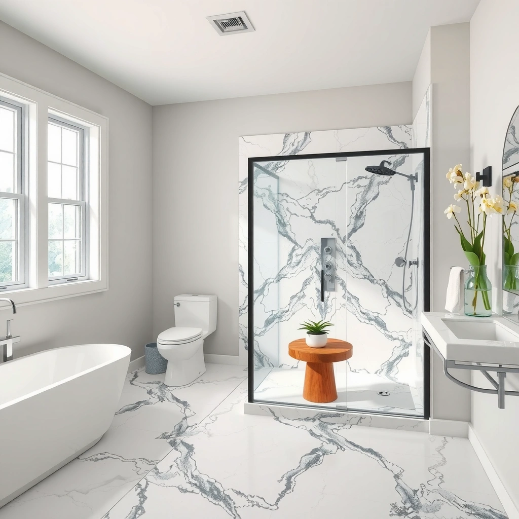 Cleaning Supplies - how to clean marble shower floors