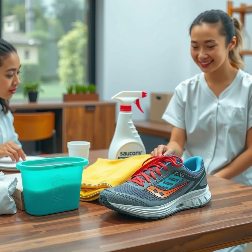 Cleaning Supplies - how to clean saucony shoes