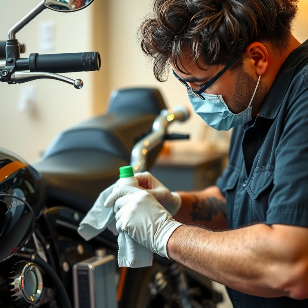 Cleaning Supplies - how to clean the chrome on a motorcycle