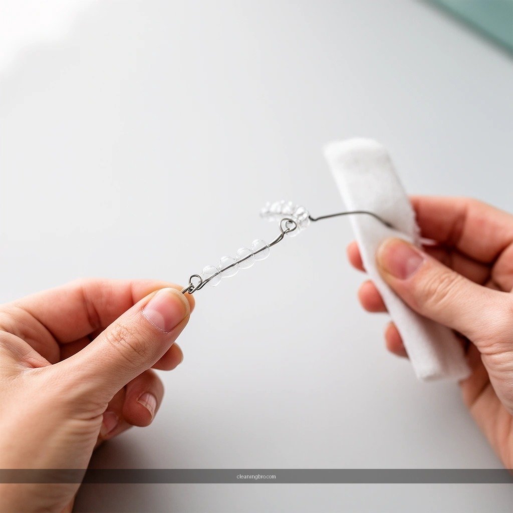 Cleaning Supplies - how to clean a wire retainer