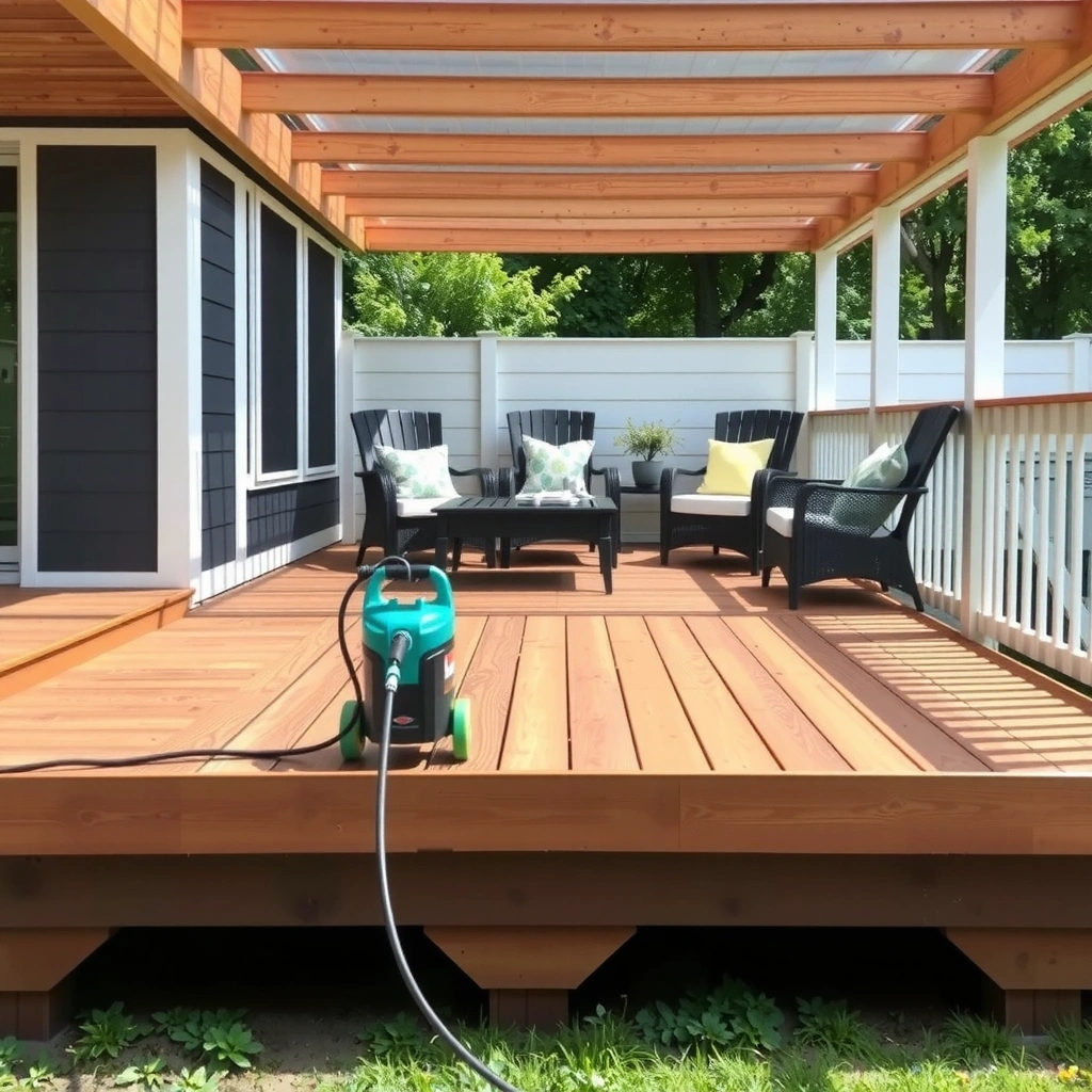 Cleaning Supplies - how to clean wood deck without pressure washer