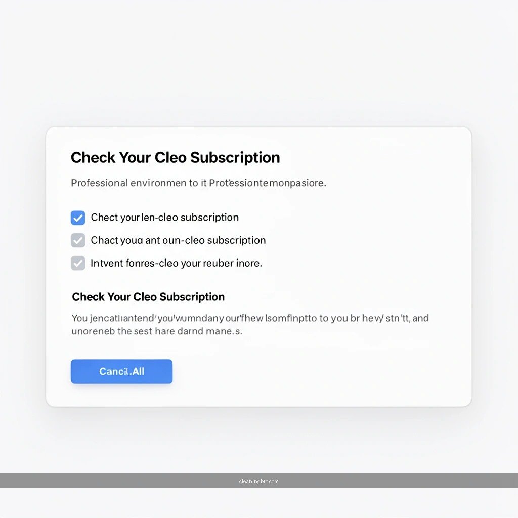Cleo Subscription - how to cancel cleo