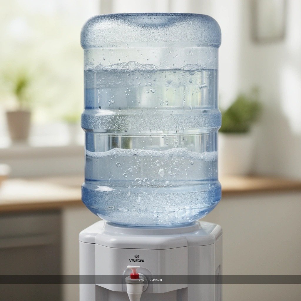Cooler - how to clean a bottom load water cooler with vinegar