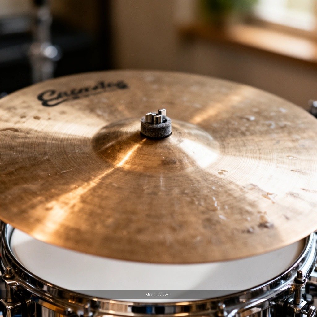 Cymbal - how to clean a drum cymbal