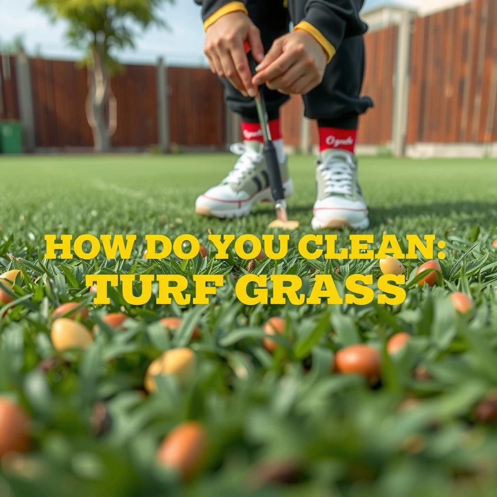Debris Removal - how do you clean turf grass