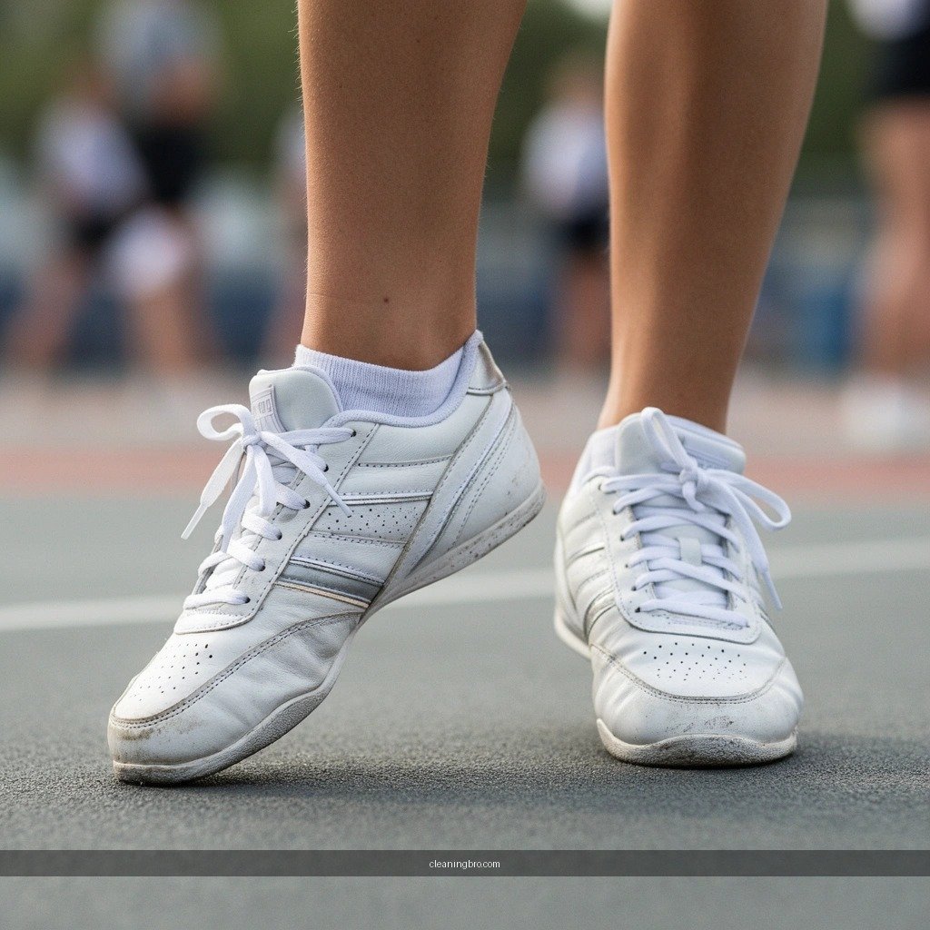 Dirt and Debris - how to clean cheerleading shoes