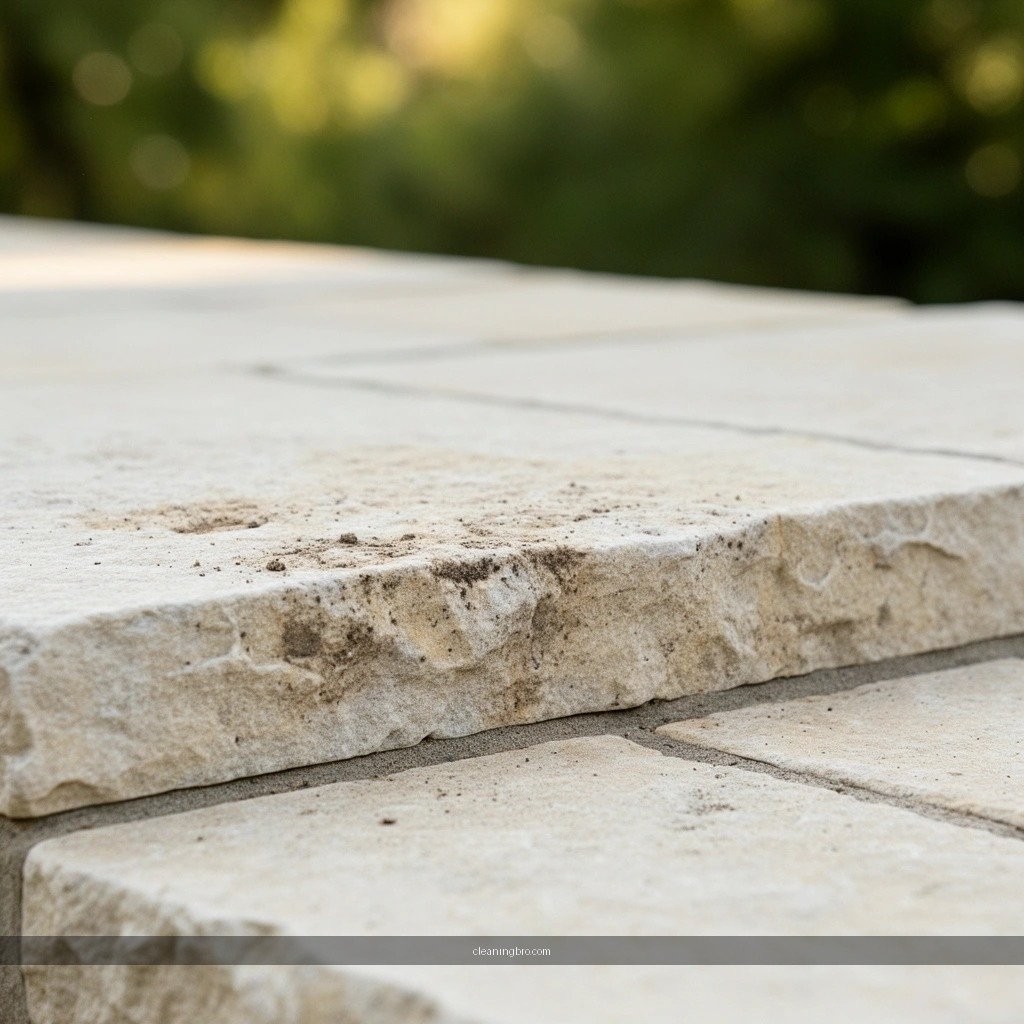 Dirt Debris Grime - how to clean outdoor limestone