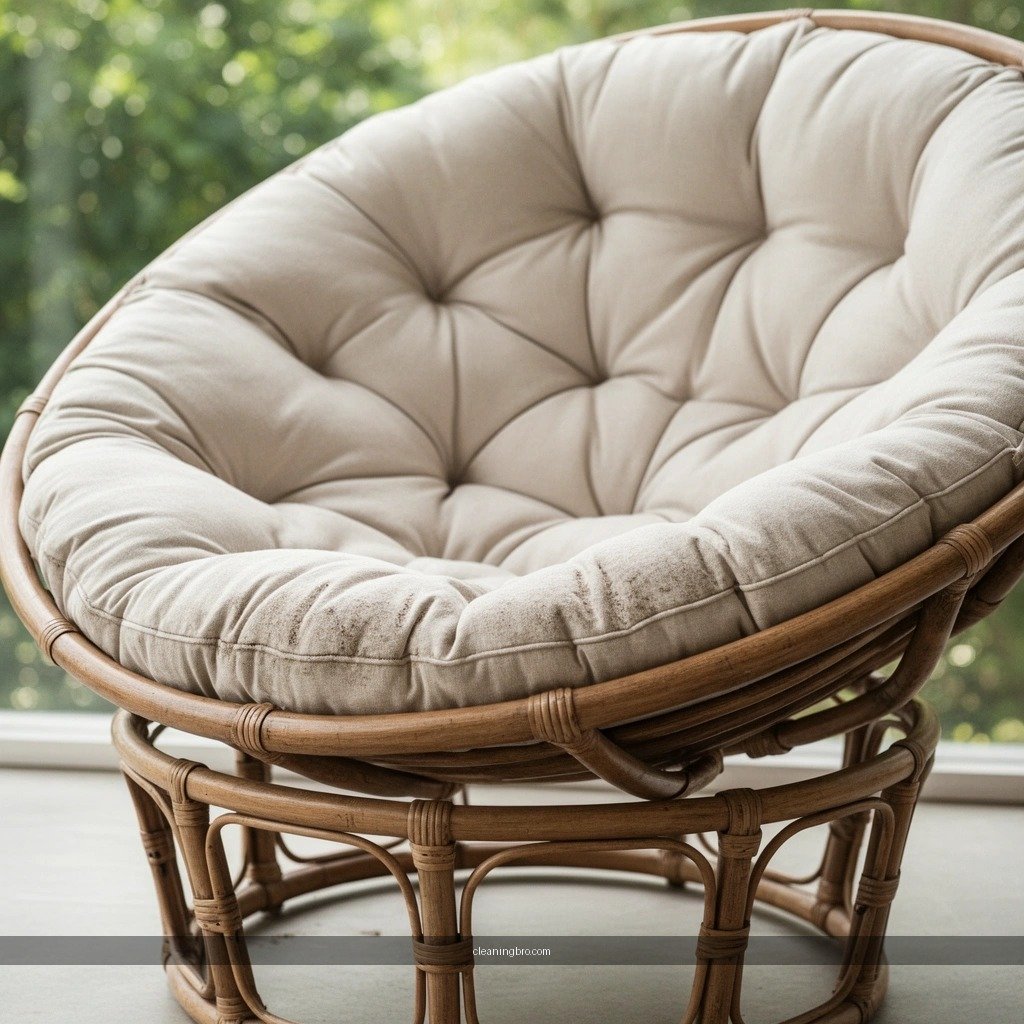 Dirt Removal - how to clean a papasan chair cushion