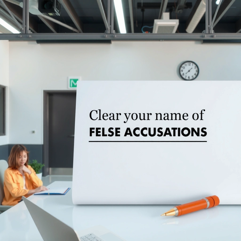 Document Everything - how to clear your name of false accusations