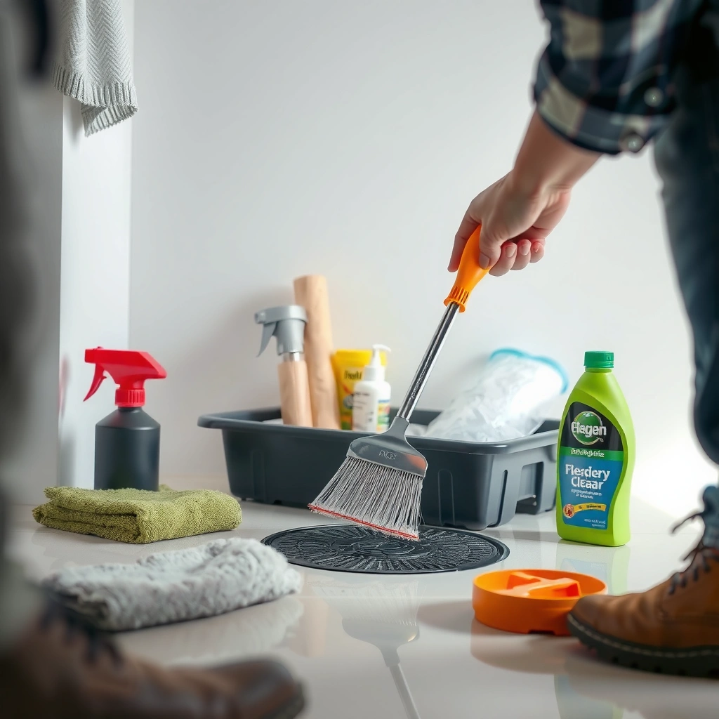 Drain Type - how to clean floor drain