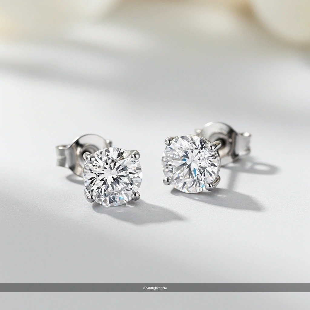 Everyday Sparkle - how to clean cubic zirconia earrings