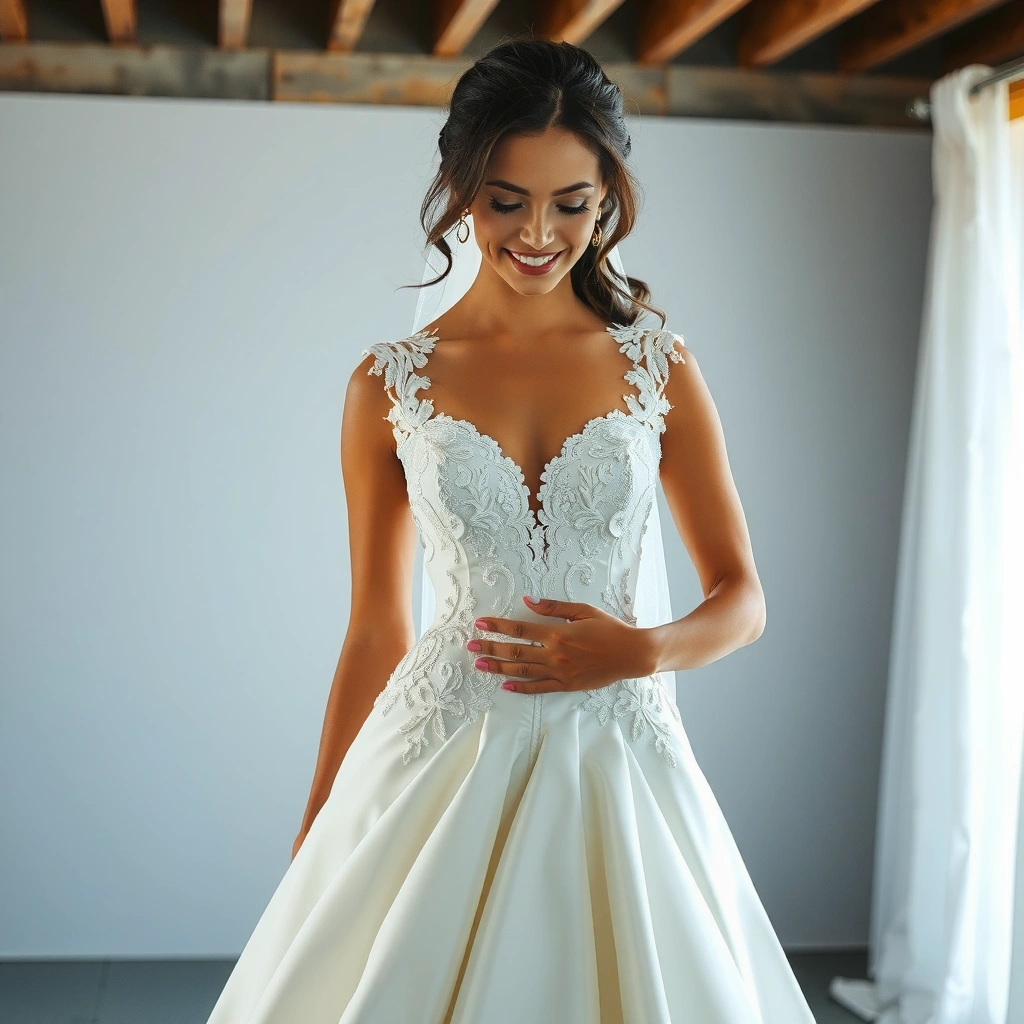 Fabric Care Label - how to clean wedding gown