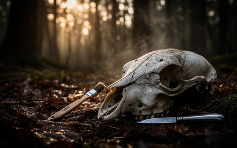 How to Clean an Animal Skull Found in the Woods