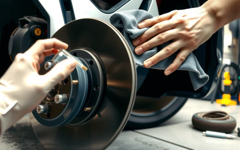 How to Clean Brake Rotors Without Removing Wheel