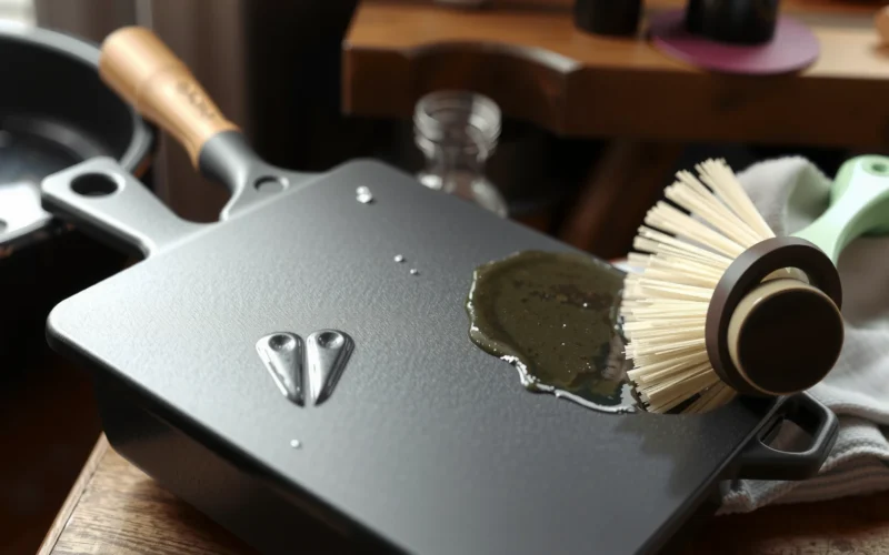 How to Clean Cast Iron Burger Press: Fast, Safe Steps