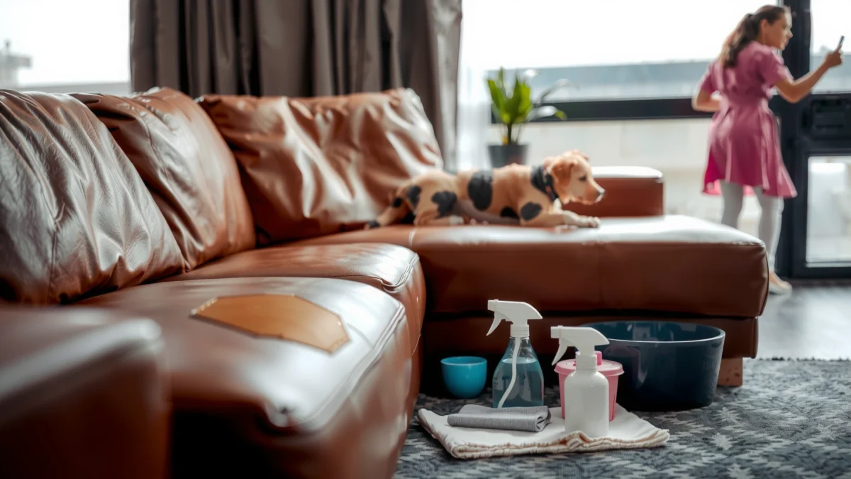 How to Clean Dog Urine From Leather Couch: Step-by-Step