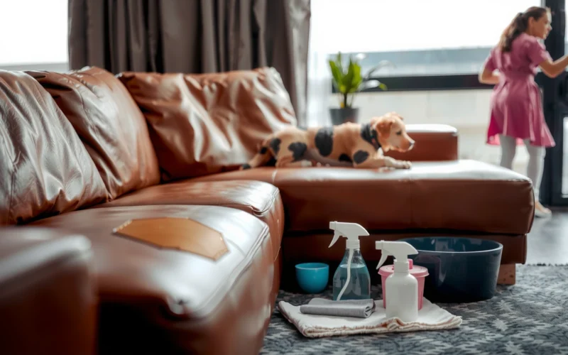 How to Clean Dog Urine From Leather Couch: Step-by-Step