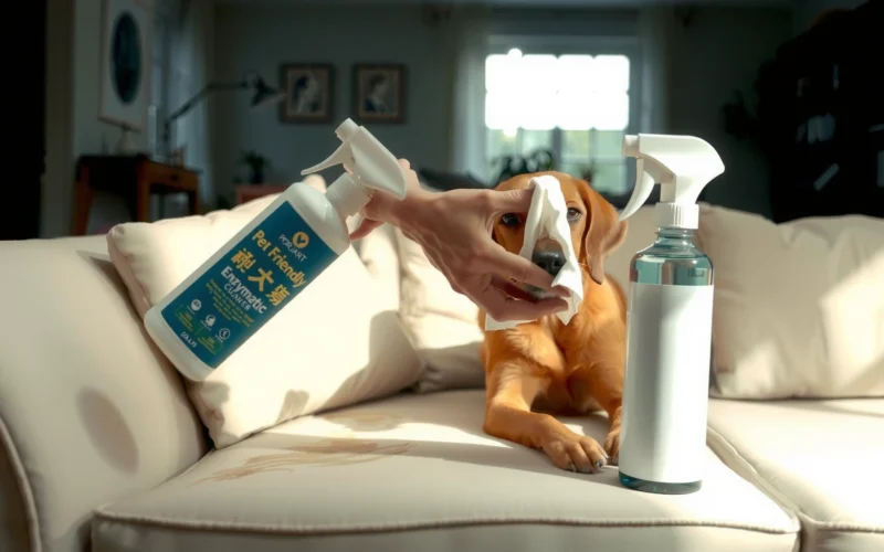 How to Clean Dog Urine From Sofa: Step-by-Step Guide