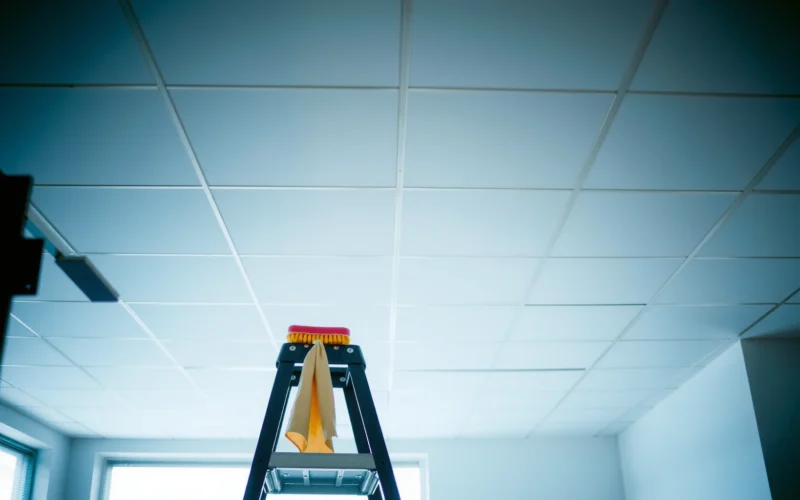 How to Clean Drop Ceiling Tiles: Step-by-Step Guide