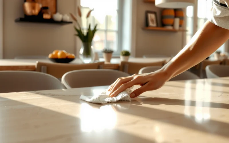 How to Clean Travertine Table: Safe Steps for Everyday Cleaning