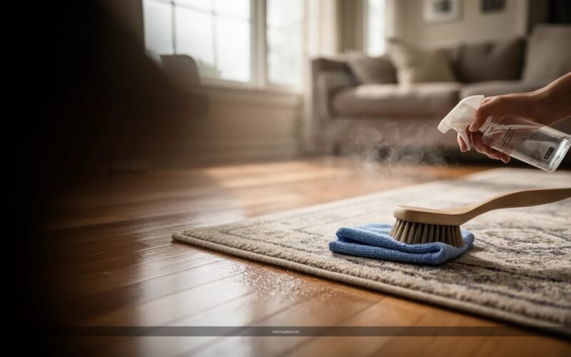 How to Clean Area Rugs on Wood Floors Without Damage