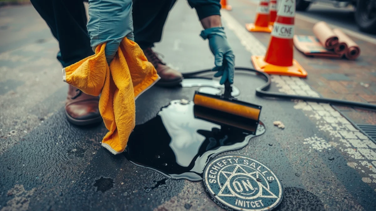 How to Clean Up a Diesel Spill on Concrete: Step-by-Step