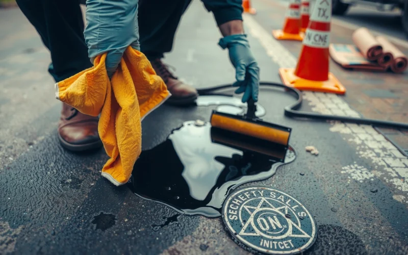 How to Clean Up a Diesel Spill on Concrete: Step-by-Step