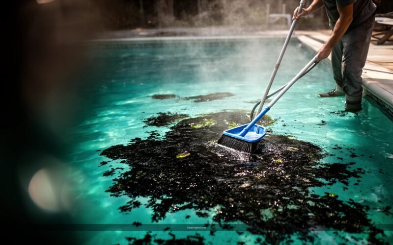 How to Clean Black Algae From Swimming Pool: Step-by-Step