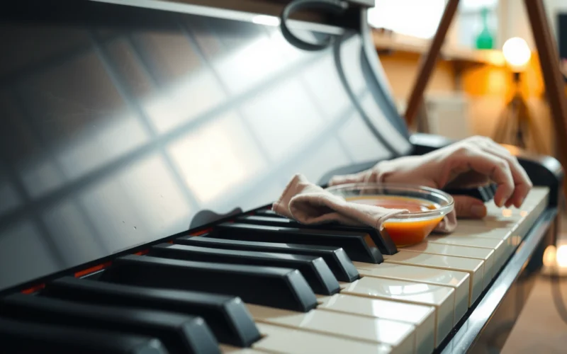 How to Clean Piano Keys Ivory: Safe Care Steps