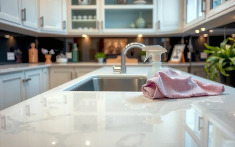 How to Clean Quartz Countertop Stains: Easy Steps That Work