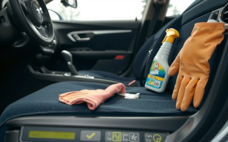 How to Clean Spilled Milk from Car: Fast, Safe Steps