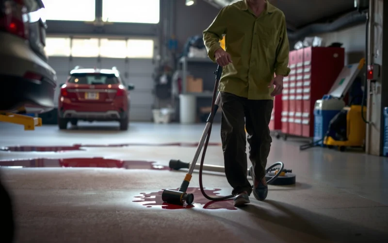 How to Clean Up a Gasoline Spill in Garage Safely