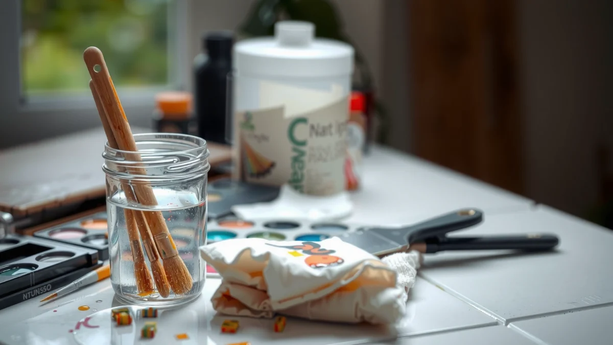 How to Clean Up Acrylic Paint: Step-by-Step Guide