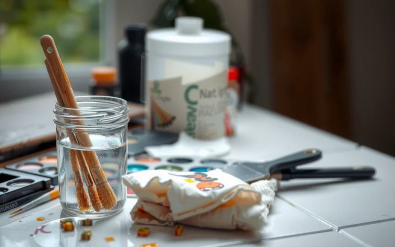 How to Clean Up Acrylic Paint: Step-by-Step Guide