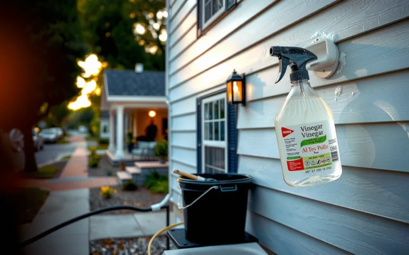How to Clean Vinyl Siding with Vinegar: Simple Step-by-Step