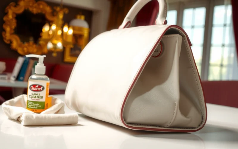 How to Clean White Leather Purse: Simple Step-by-Step Care