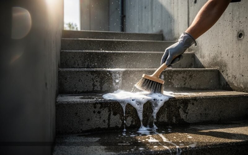 How to Clean Concrete Stairs: Step-by-Step Cleaning Tips
