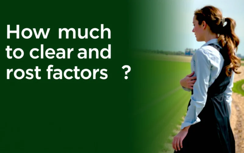 How Much to Clear Land: Cost Factors and Average Prices