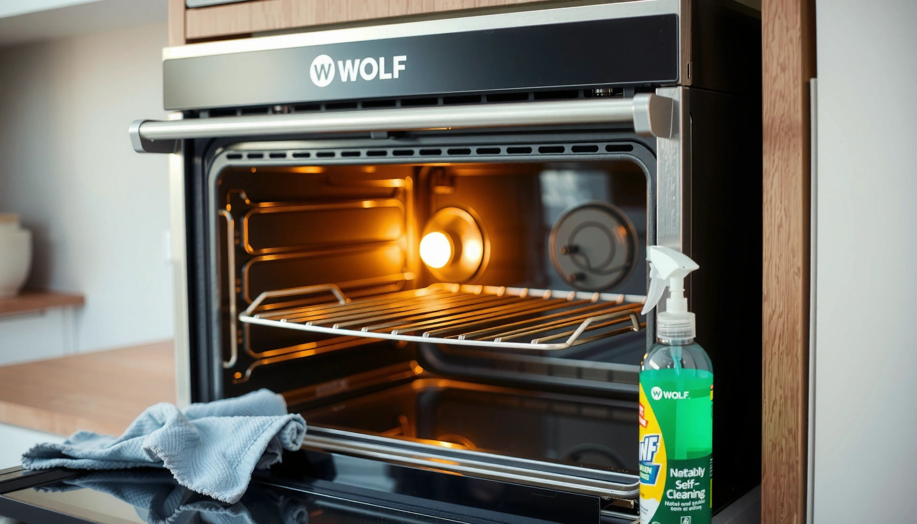 How to Clean a Wolf Oven That Is Not Self-Cleaning