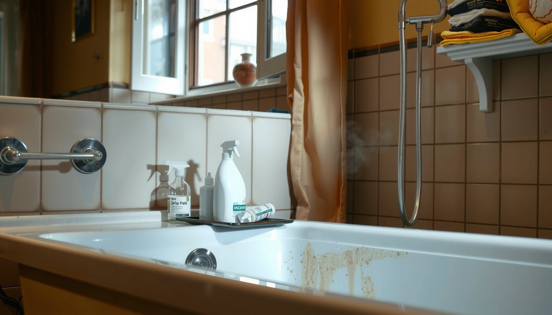 How to Clean an Old Stained Porcelain Bathtub: Easy Steps
