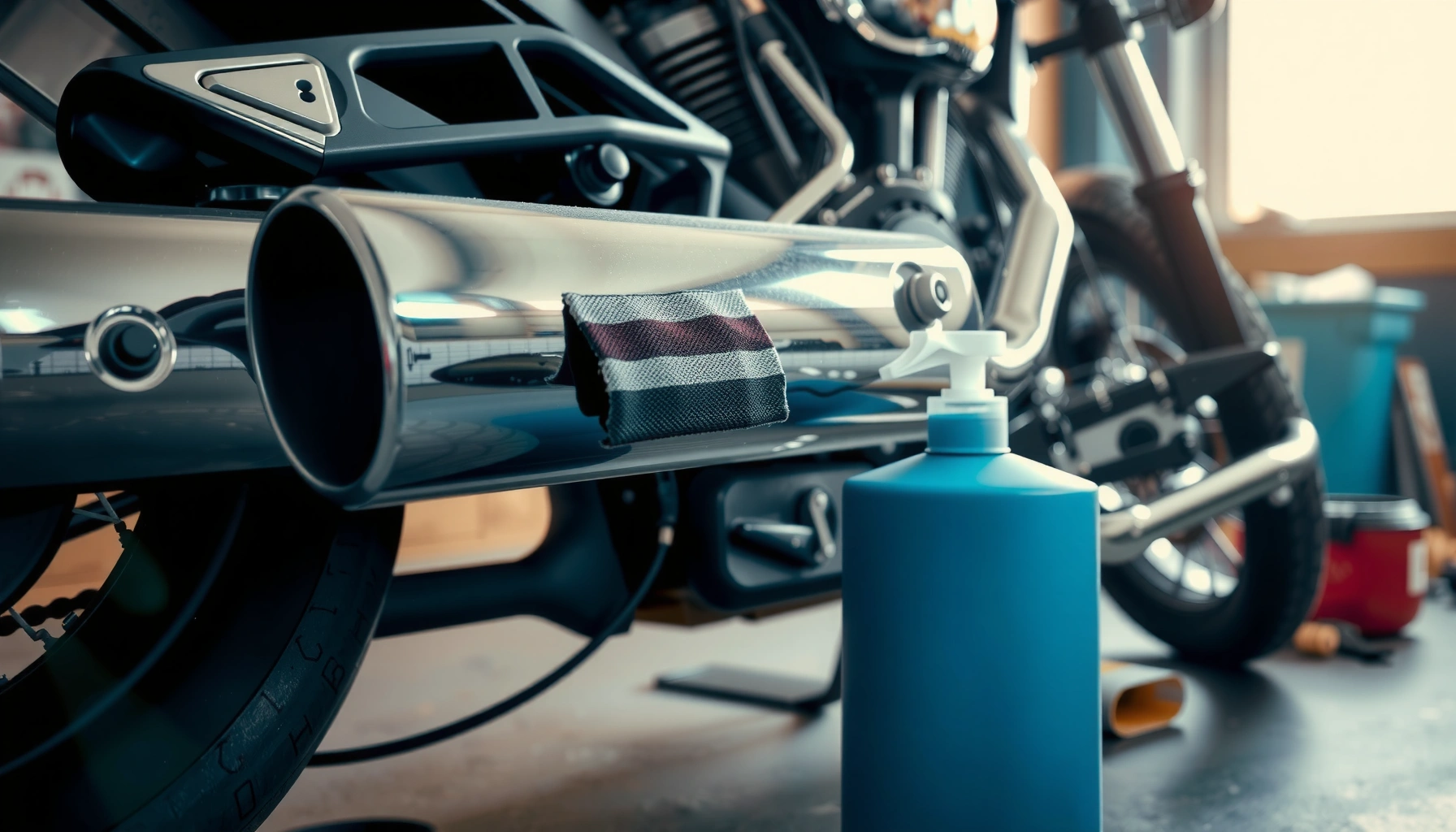 How to Clean the Chrome on a Motorcycle: Step-by-Step