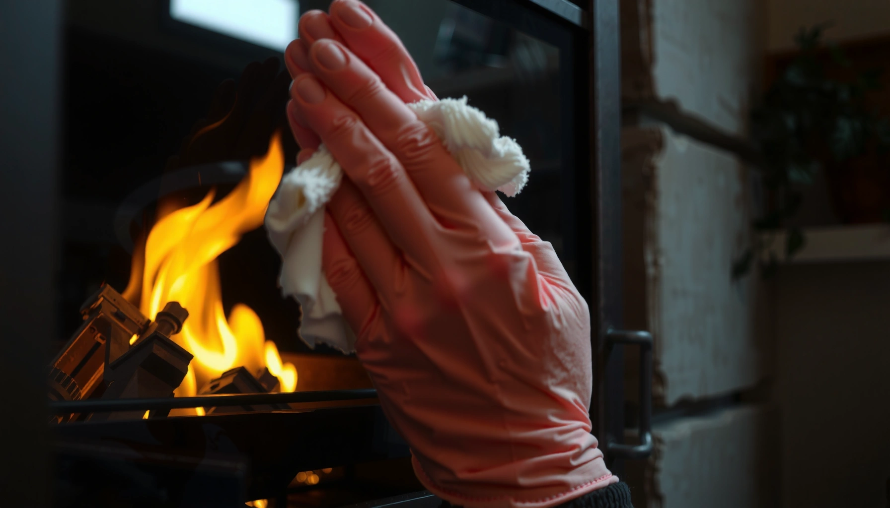 How to Clean the Glass of a Gas Fireplace: Simple Steps