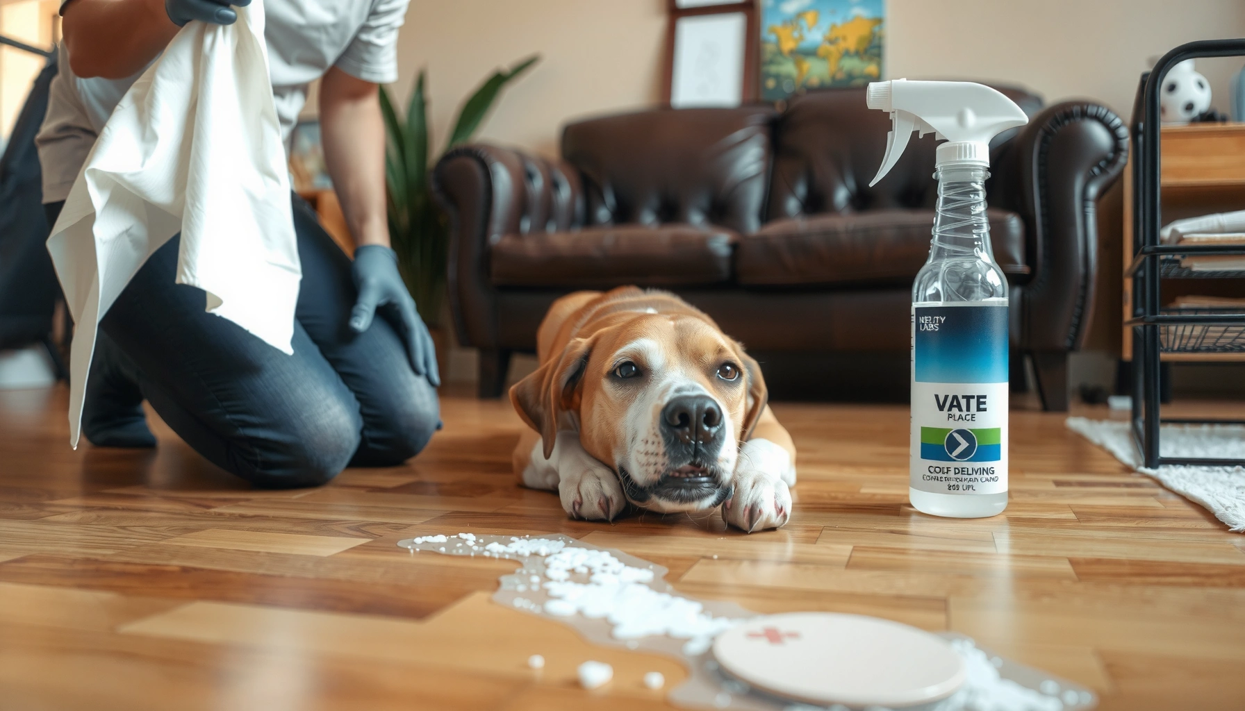 How to Clean Up Dog Throw Up