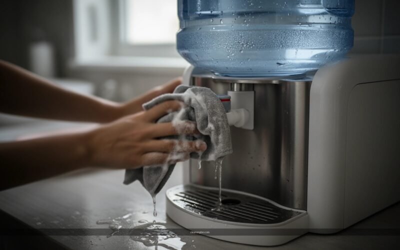 How to Clean a Bottom Load Water Cooler With Vinegar