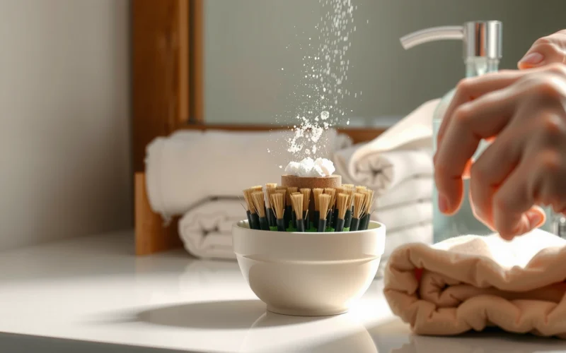 How to Clean a Hair Brush With Baking Soda