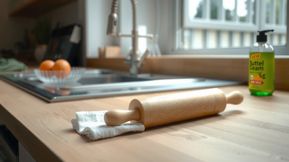 How to Clean a Rolling Pin: Quick, Safe Cleaning Steps