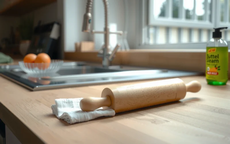How to Clean a Rolling Pin: Quick, Safe Cleaning Steps