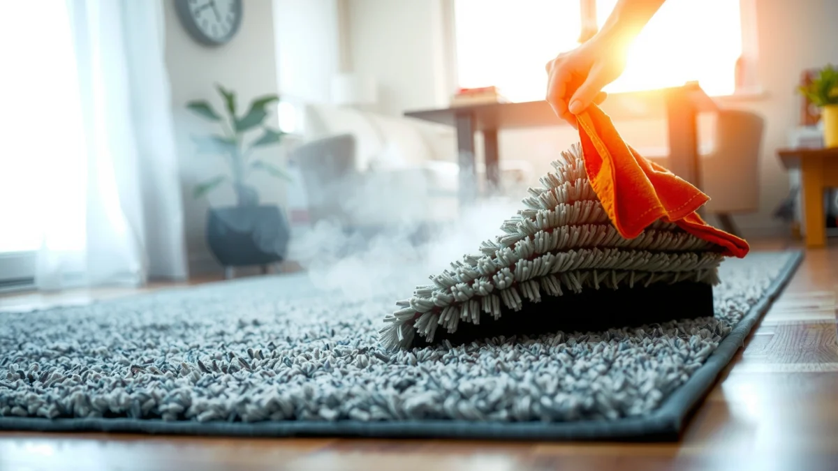 How to Clean Area Rug on Hardwood Floor: Safe Steps