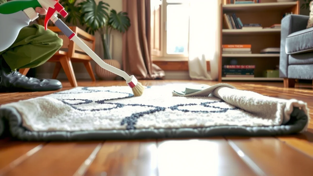 How to Clean Area Rugs on Hardwood Floors: Safe Steps