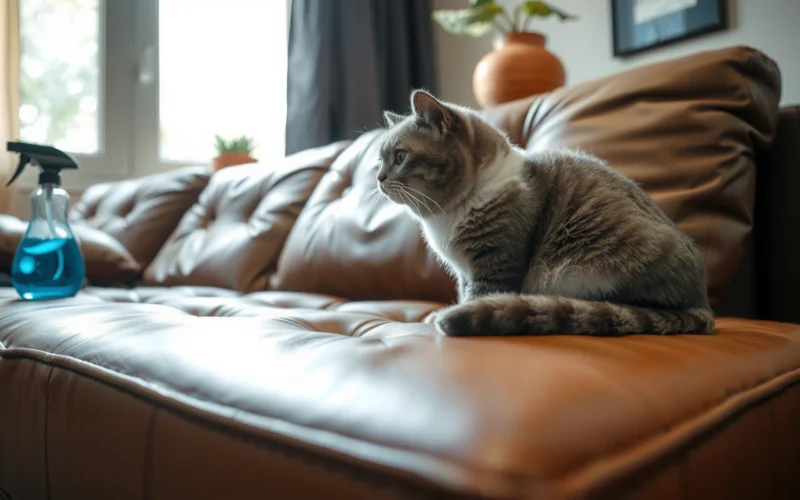 How to Clean Cat Pee From Leather Couch: Step-by-Step Guide